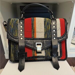 Proenza Schouler PS1 Multicolor Striped Satchel